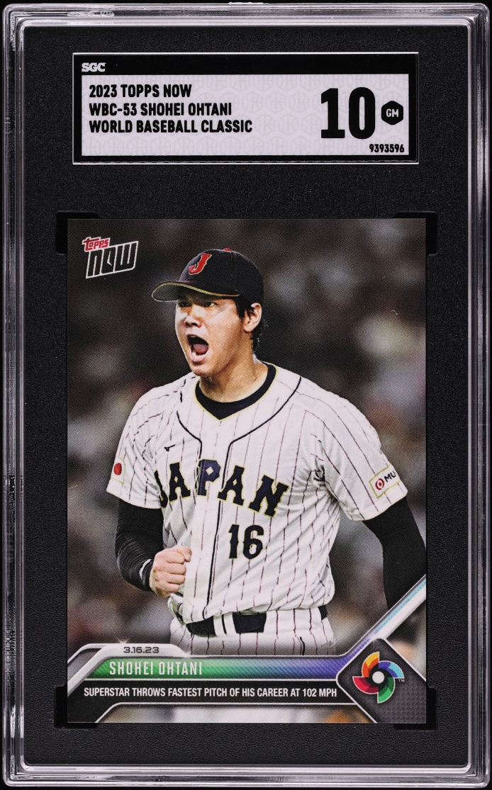 2023 Topps Now World Baseball Classic Shohei Ohtani #WBC-53 SGC 10 GEM MINT
