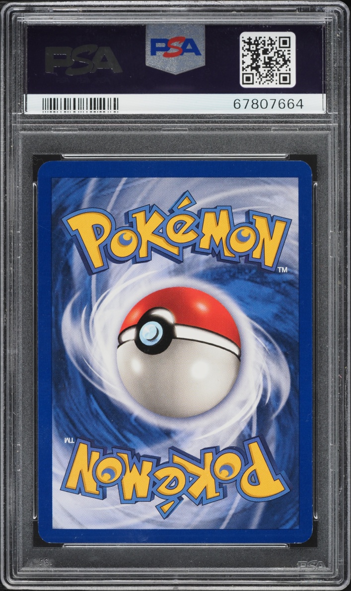 1999 Pokemon Fossil 1st Edition Holo Lapras #10 PSA 8 NM-MT