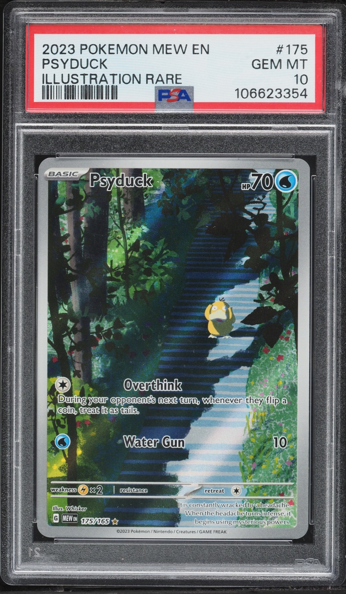 2023 Pokemon Scarlet & Violet 151 IR Psyduck #175 PSA 10 GEM MINT