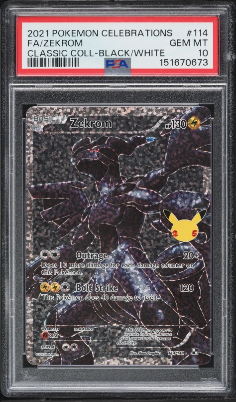 2021 Pokemon Japanese 25th Anniversary Promo Full Art Zekrom #21