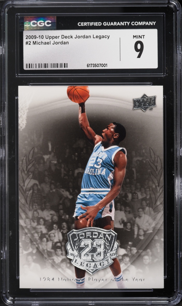 2009 Upper Deck MJ Legacy Michael Jordan #2 CGC 9 MINT