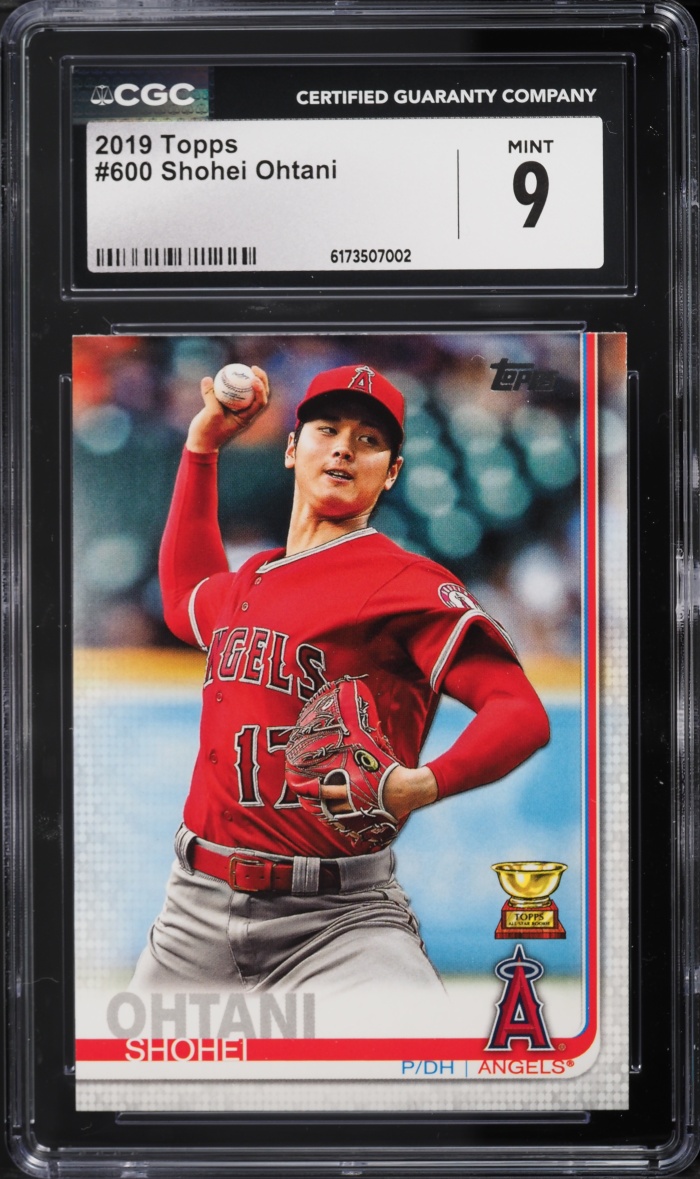 2019 Topps Shohei Ohtani #600 CGC 9 MINT