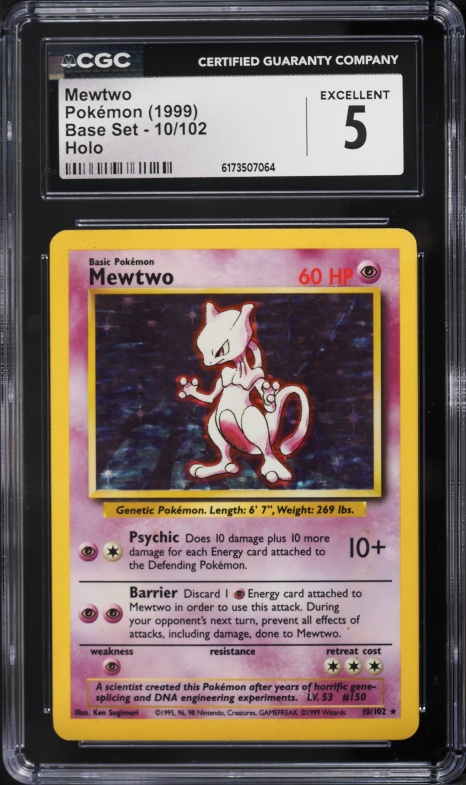 holographic shadlowless first edition mewtwo card Pokemon - (10) - Base Set - Holo Retreat Cost 1st edition mewtwo real? -