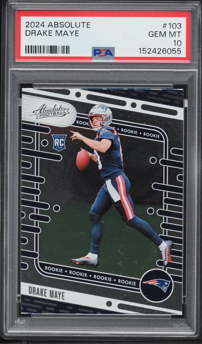 2024 Absolute Drake Maye ROOKIE #103 PSA 10 GEM MINT