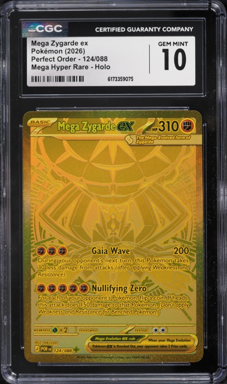 2026 Pokemon Japanese M3-Nullifying Zero SAR Mega Zygarde Ex #113