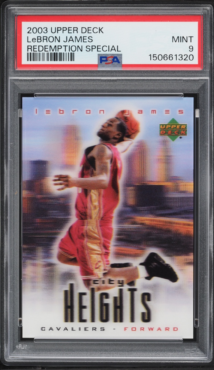 2003 Upper Deck Redemption Special LeBron James ROOKIE PSA 9 MINT