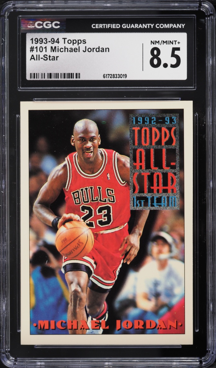 1993 Topps All-Star Michael Jordan #101 CGC 8.5 NM-MT+
