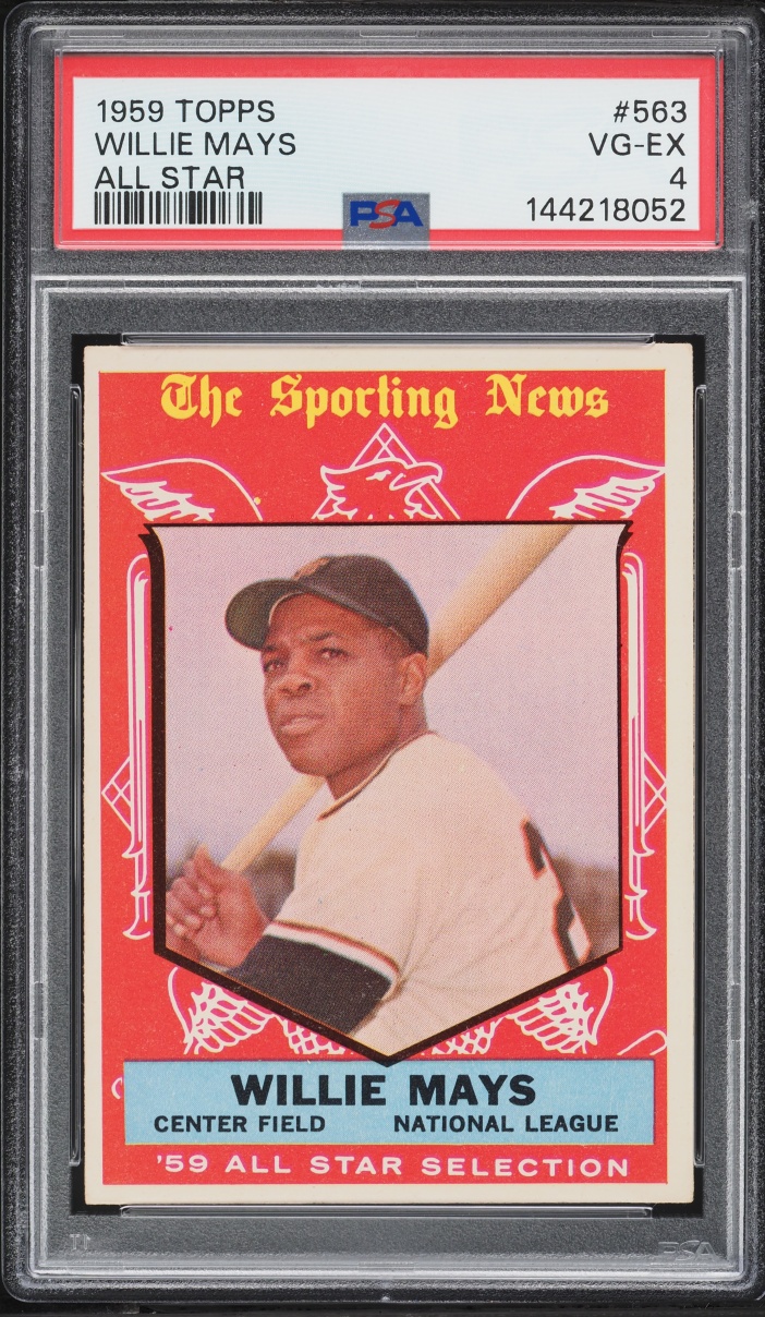 1959 Topps All Star Willie Mays #563 PSA 4 VGEX
