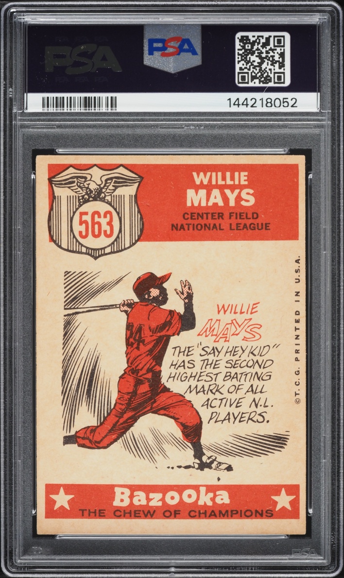 1959 Topps All Star Willie Mays #563 PSA 4 VGEX