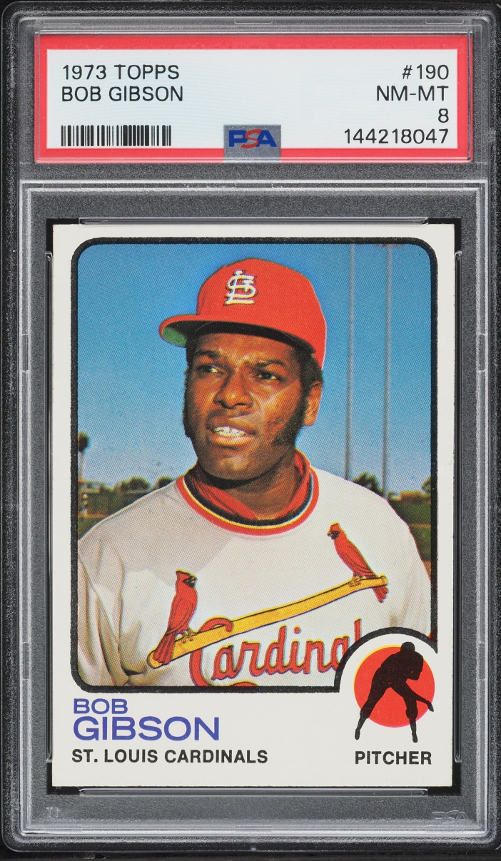 1973 Topps Bob Gibson #190 PSA 8 NM-MT