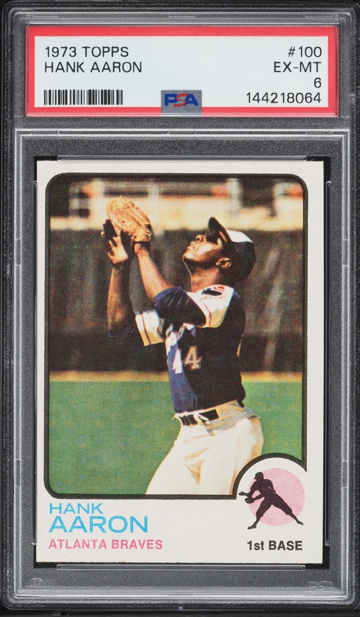 1973 Topps Hank Aaron #100 PSA 6 EXMT
