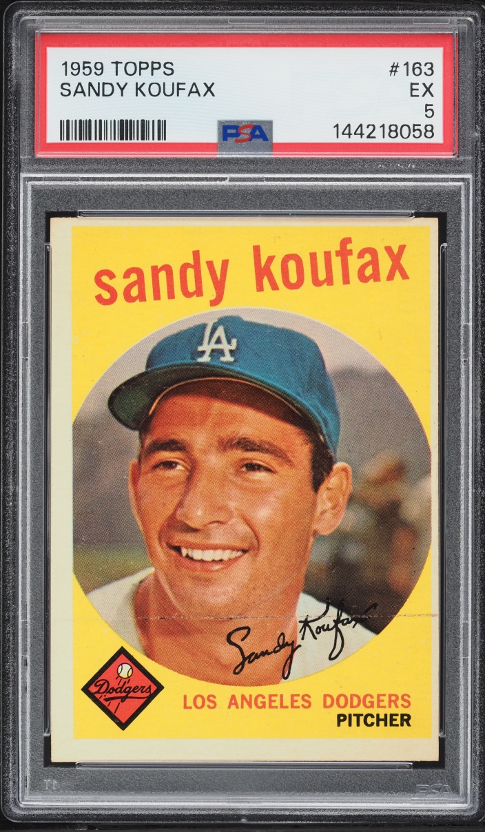1959 Topps Sandy Koufax #163 PSA 5 EX