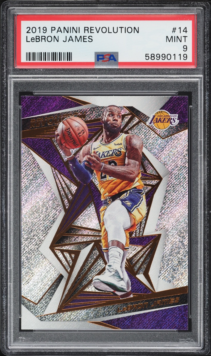 2019 Panini Revolution LeBron James #14 PSA 9 MINT