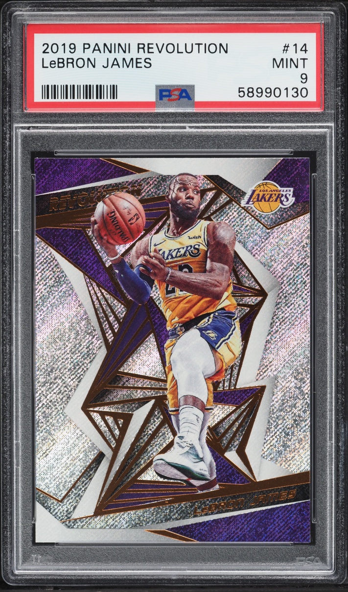 2019 Panini Revolution LeBron James #14 PSA 9 MINT