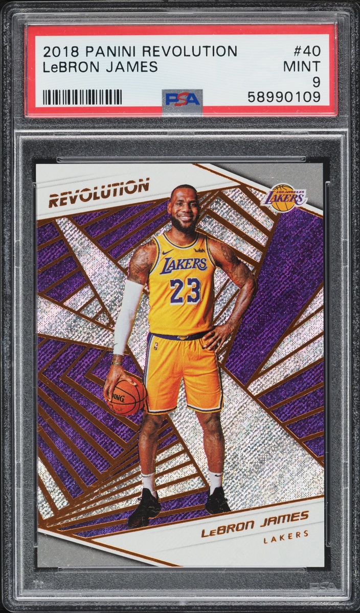 2018 Panini Revolution LeBron James #40 PSA 9 MINT
