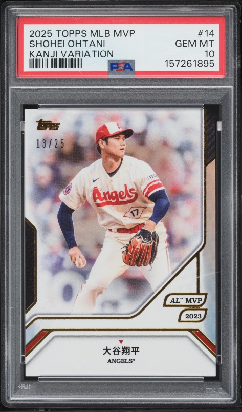 2025 Topps Heavy Lumber Shohei Ohtani #HL-6 PSA 9 MINT on Fanatics