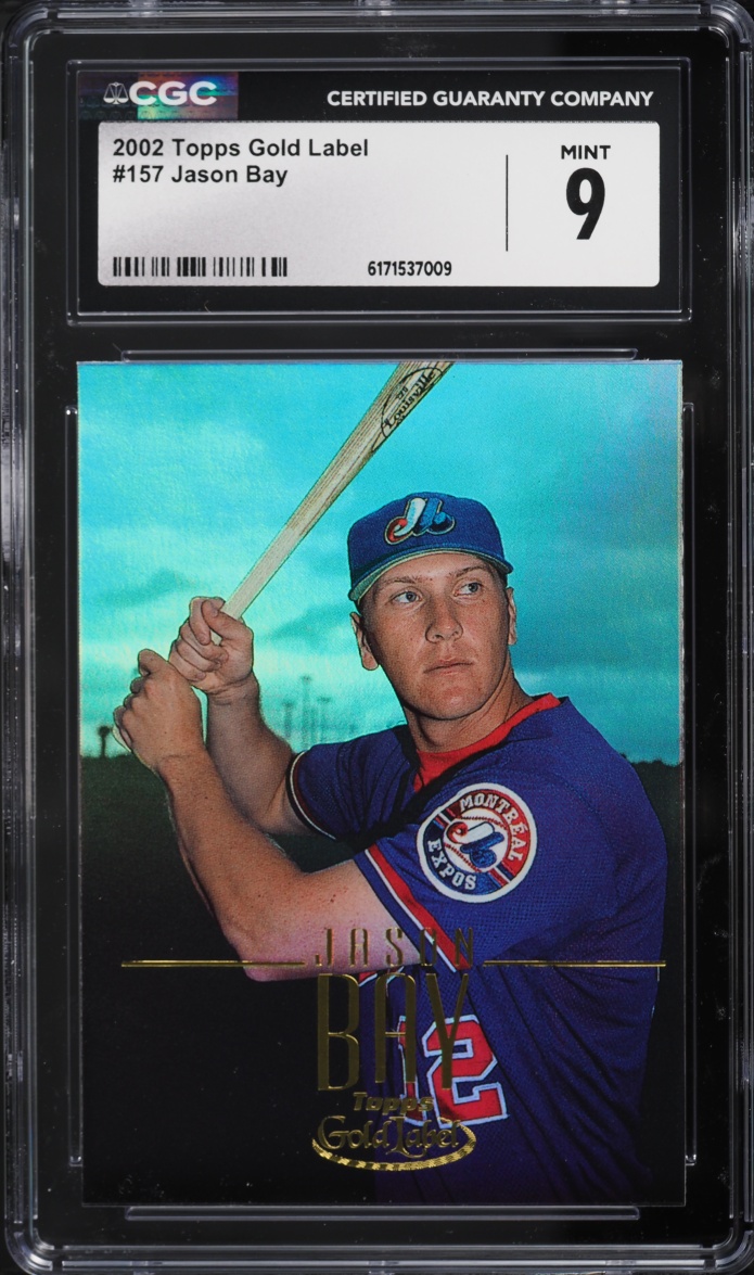 2002 Topps Gold Label Jason Bay #157 CGC 9 MINT
