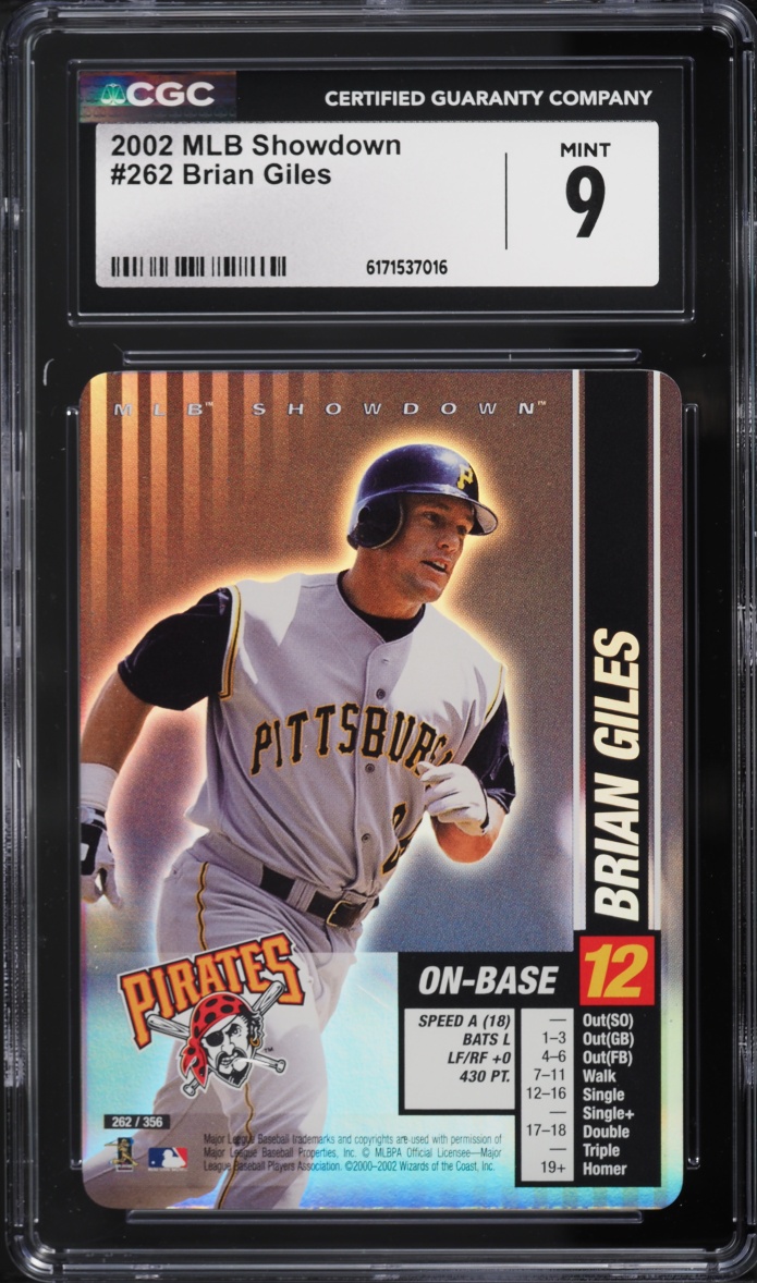 2002 MLB Showdown Brian Giles #262 CGC 9 MINT