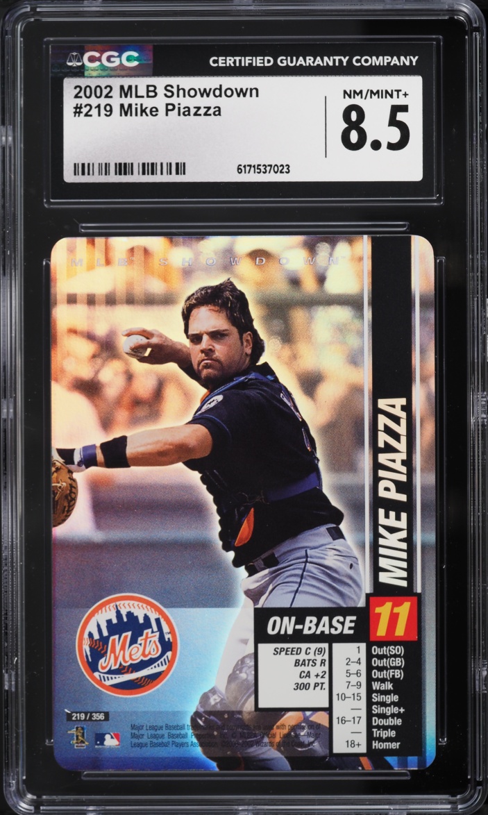 2002 MLB Showdown Mike Piazza #219 CGC 8.5 NM-MT+