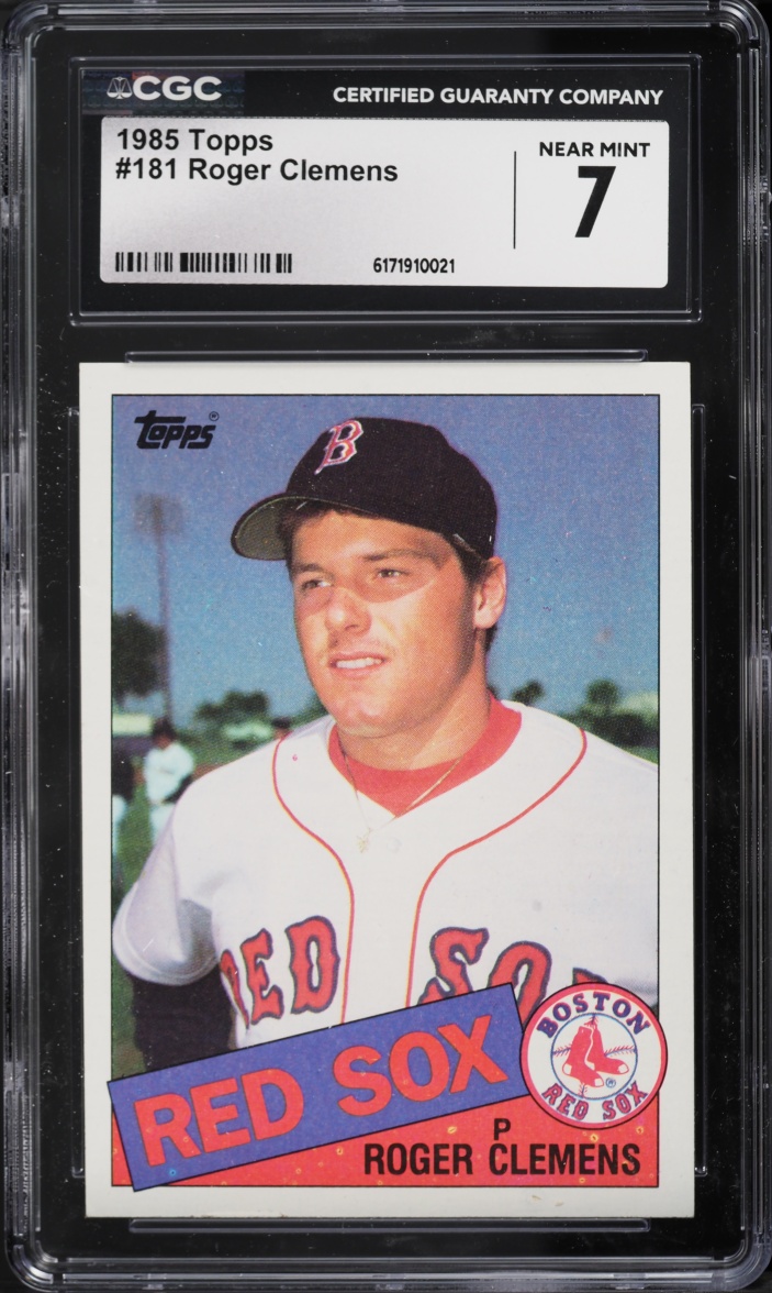 1985 Topps Roger Clemens ROOKIE #181 CGC 7 NRMT
