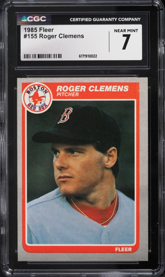 1985 Fleer Roger Clemens ROOKIE #155 CGC 7 NRMT