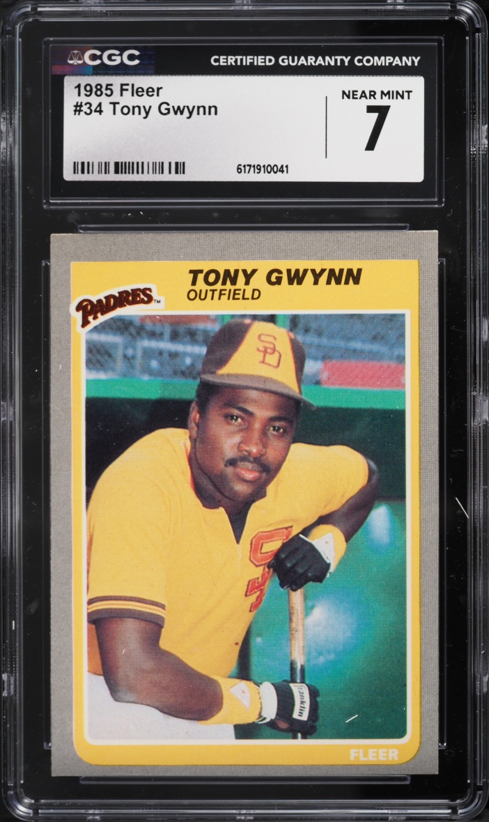 1985 Fleer Tony Gwynn #34 CGC 7 NRMT