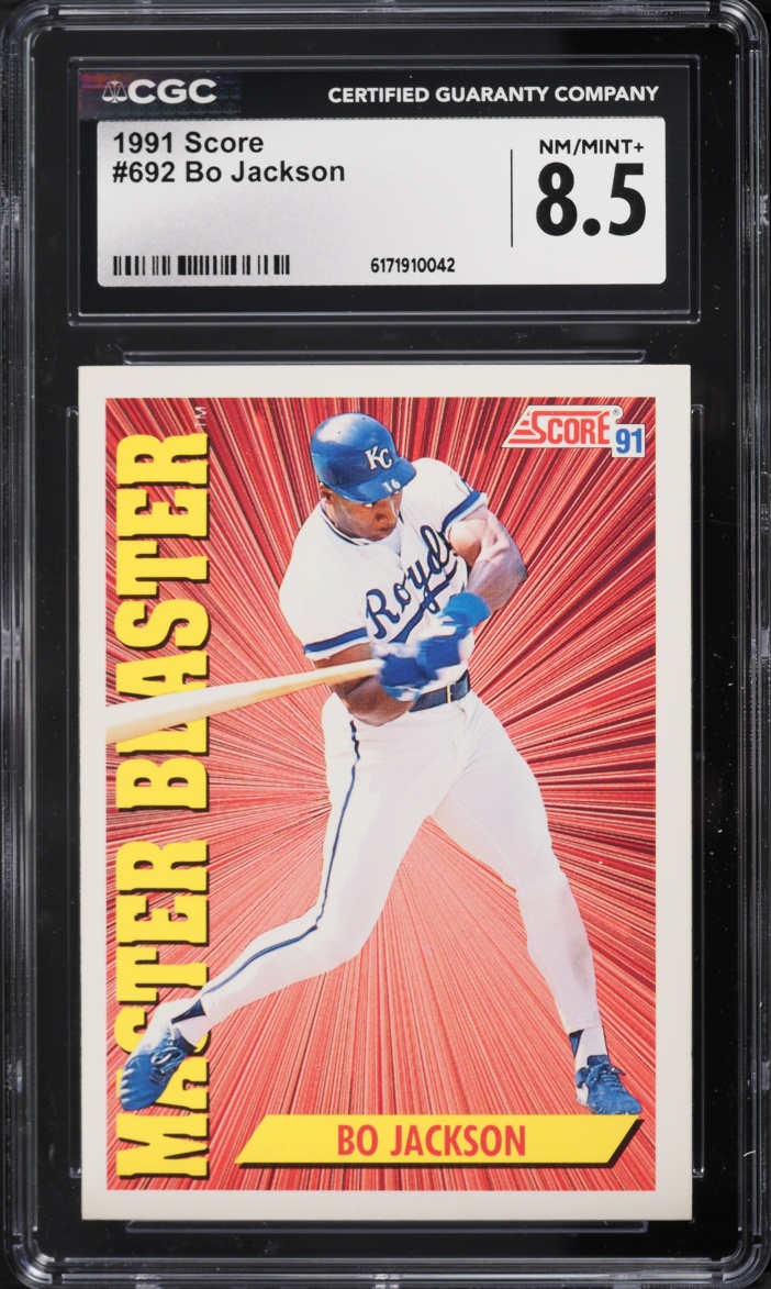 1991 Score Bo Jackson #692 CGC 8.5 NM-MT+