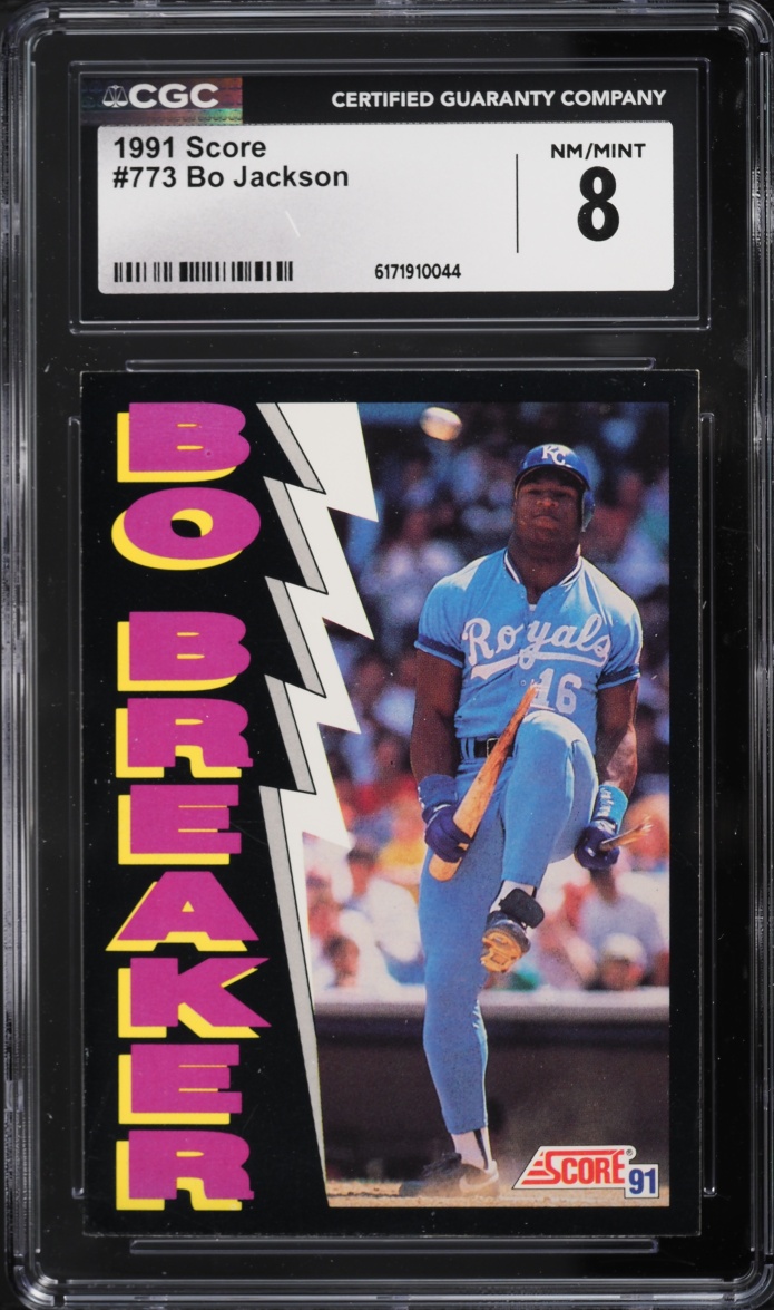 1991 Score Bo Jackson #773 CGC 8 NM-MT