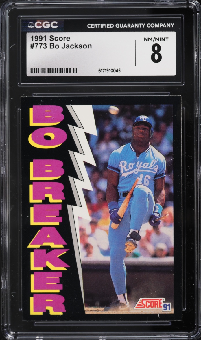 1991 Score Bo Jackson #773 CGC 8 NM-MT