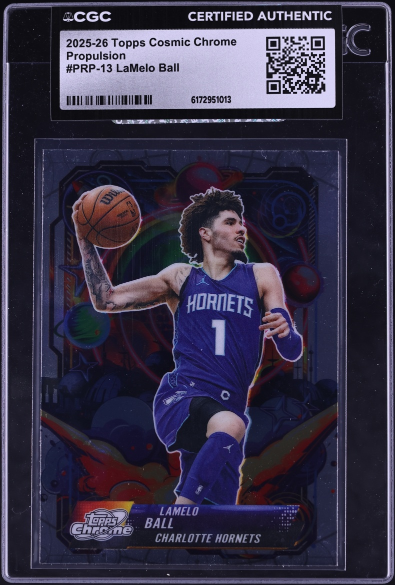 2025 Topps Cosmic Chrome Propulsion LaMelo Ball #PRP-13 CGC AUTH