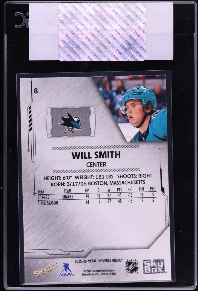 2025 Metal Universe Will Smith #8 CGC AUTH