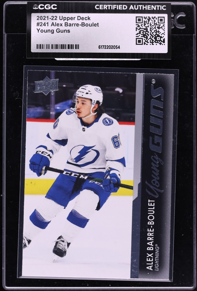 2021 Upper Deck Young Guns Alex Barre-Boulet ROOKIE #241 CGC AUTH
