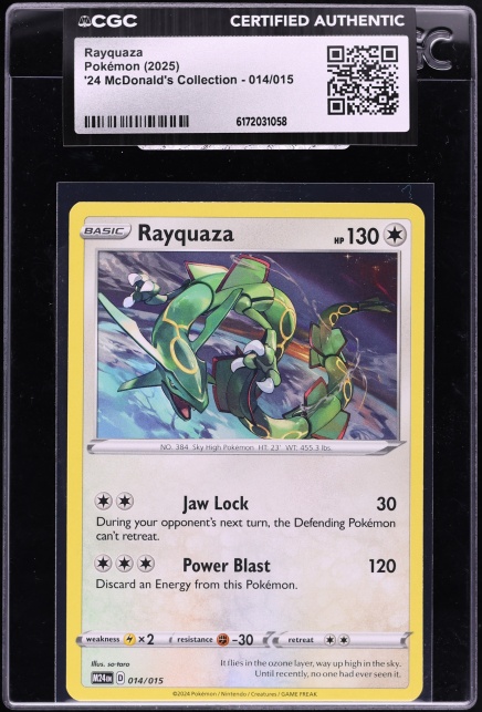 2025 Pokemon M24 En McDonald's Collection Rayquaza #014 PSA 10 GEM