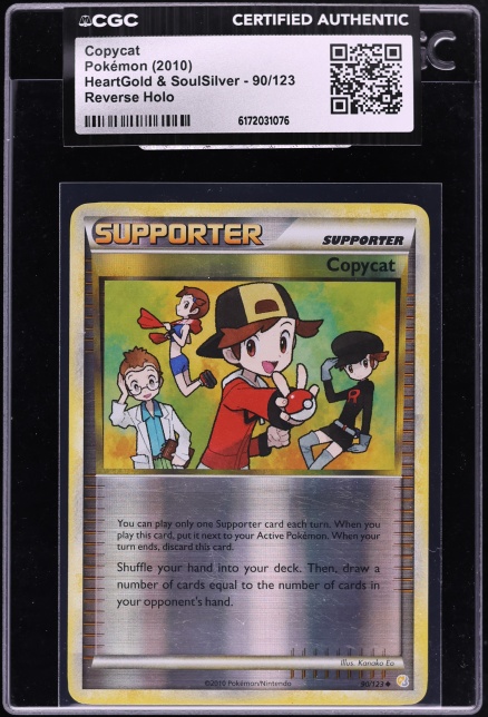 2010 Pokemon HeartGold & SoulSilver Reverse Holo Copycat #90 CGC AUTH
