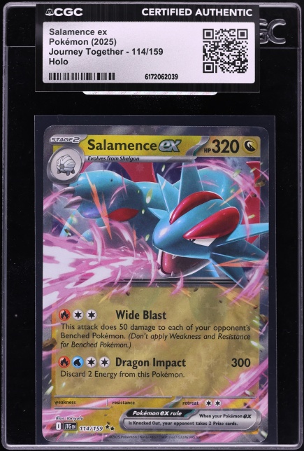 2025 Pokemon Scarlet & Violet Journey Together SIR Salamence ex