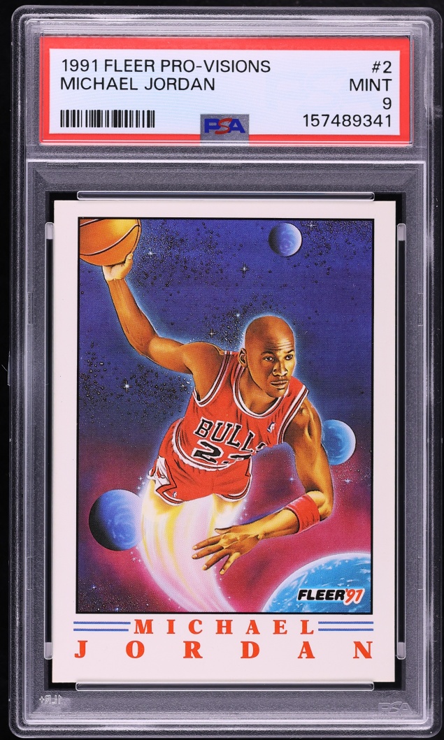 1991 Fleer Pro-Visions Michael Jordan #2 PSA 9 MINT