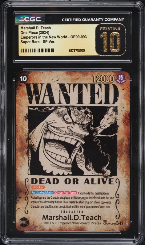 2024 One Piece Japanese Emperors In The New World SR Alt Art