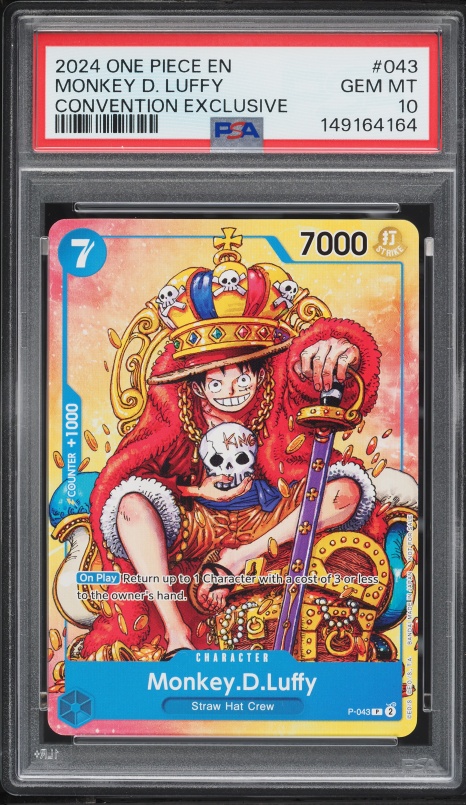 2024 One Piece Japanese Promo Mos Burger Monkey D. Luffy #P-080