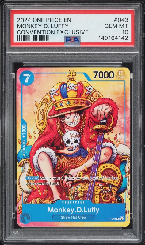 2024 One Piece Japanese Promo Mos Burger Monkey D. Luffy #P-080