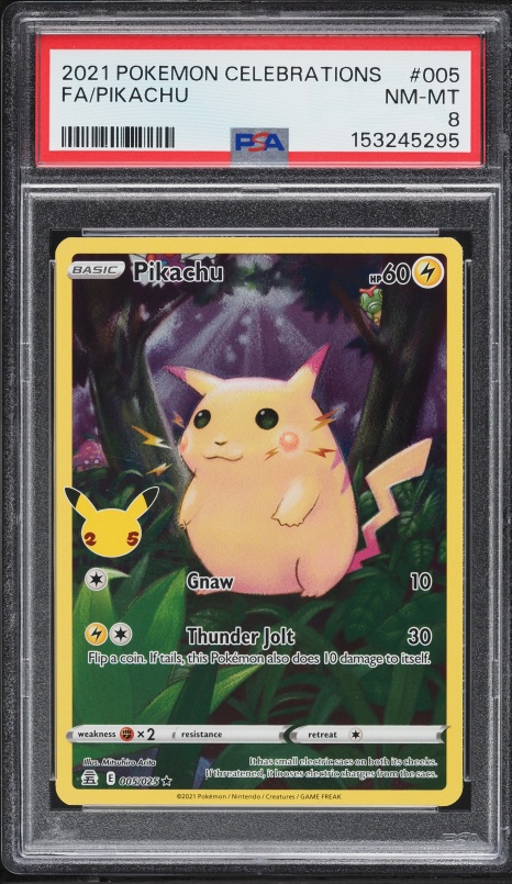 2021 Pokemon Japanese Sword & Shield 25th Anniversary Full Art