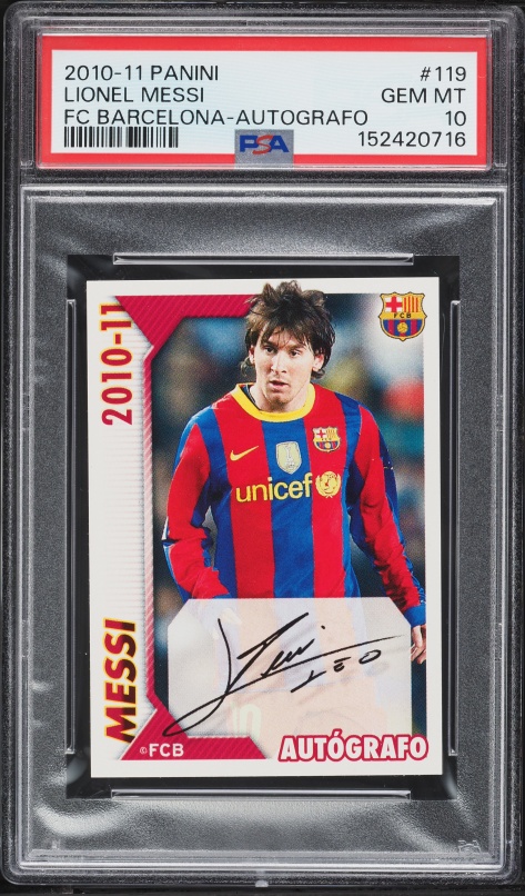 2020 Panini Colecciones Este Spanish La Liga Serie 10 Lionel Messi