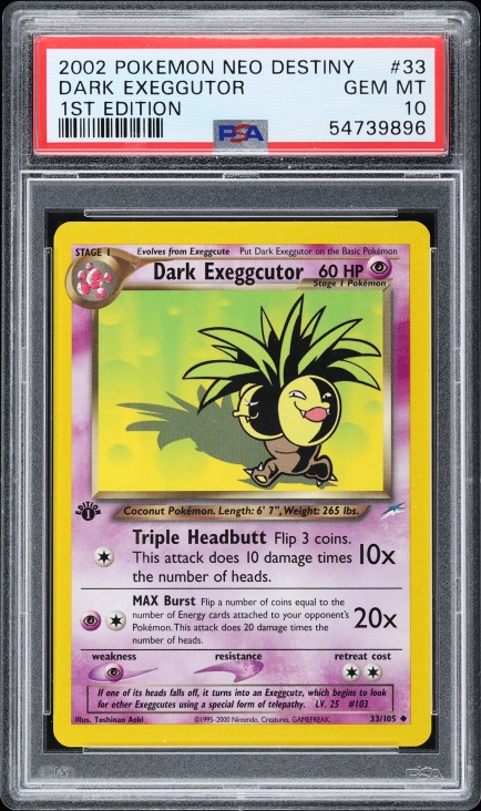 exeggutor pokemon card value Exeggutor 135/132