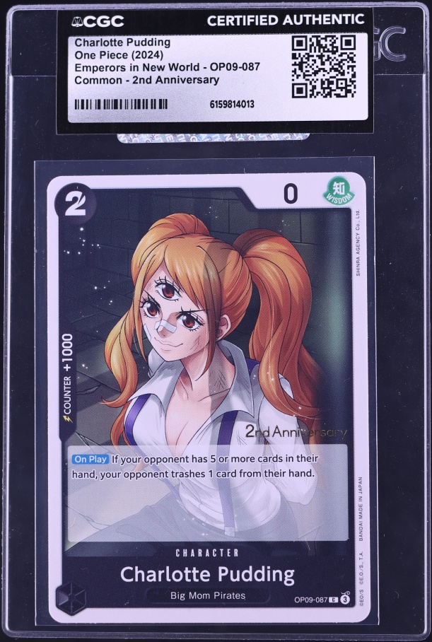 2024 One Piece Promo Official Event Top Prize Charlotte Pudding