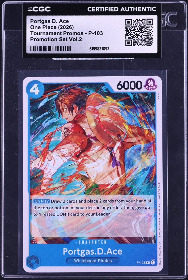 2025 One Piece Japanese 3rd Anniversary Set SR Portgas D. Ace