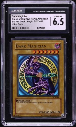 2002 Yu-Gi-Oh! Asian-Eng 1st Edition Dark Magician #SDY-006 CGC 8.5 NM-MT+ on Fanatics Collect 2002 Yu-Gi-Oh! Asian-Eng 1st Edition Dark Magician #SDY-006 CGC 8.5 NM-MT+ on Fanatics Collect