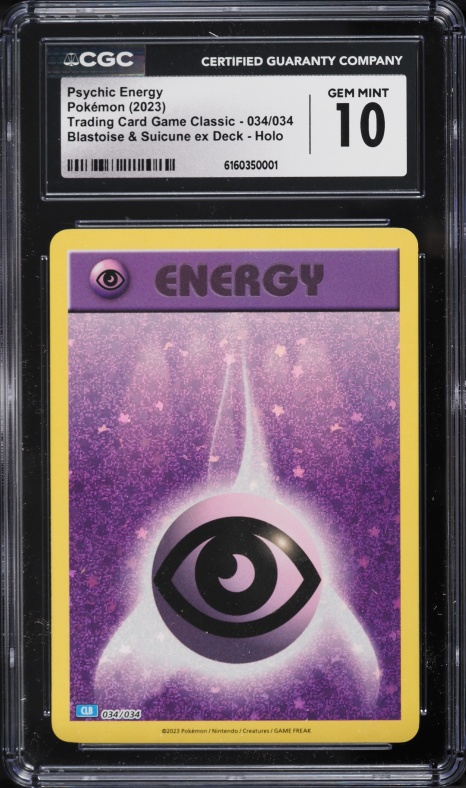 2003 Pokemon Japanese Unnumbered Energy Cards Psychic Energy CGC 10 GEM  MINT on Fanatics Collect