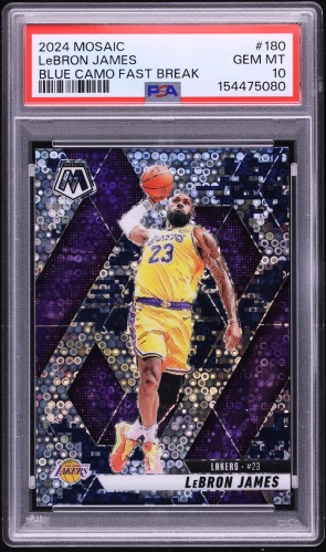 2017 Select Prizm Tie Dye LeBron James /25 #222 BGS 9.5 GEM MINT