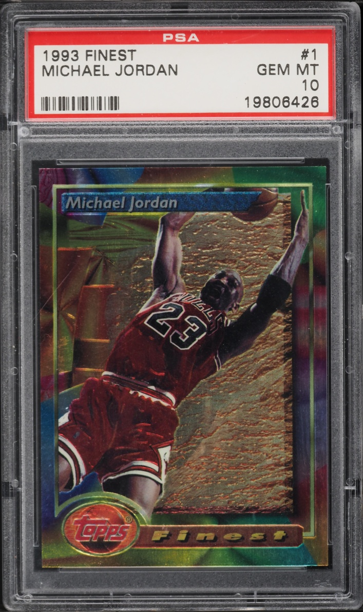 1993 Finest Basketball Michael Jordan #1 PSA 10 GEM MINT
