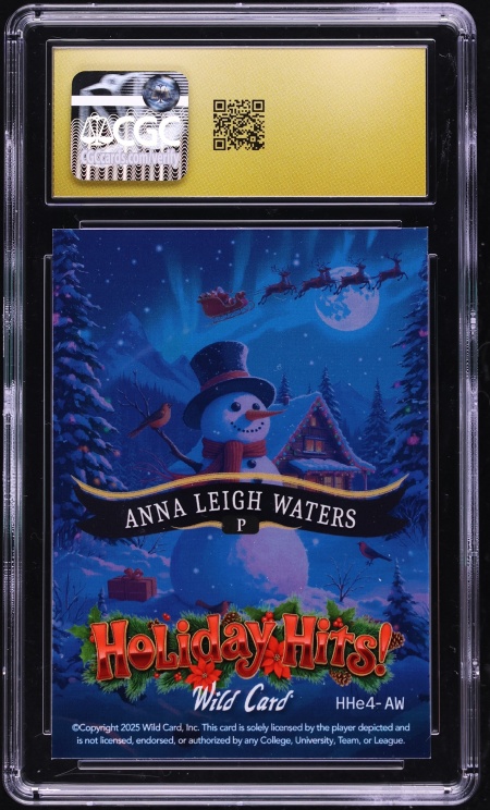 2025 Wild Card Holiday Hits! Christmas Tree Hall Crystal Anna Leigh Waters 1/2 #HHe4-AW CGC 10