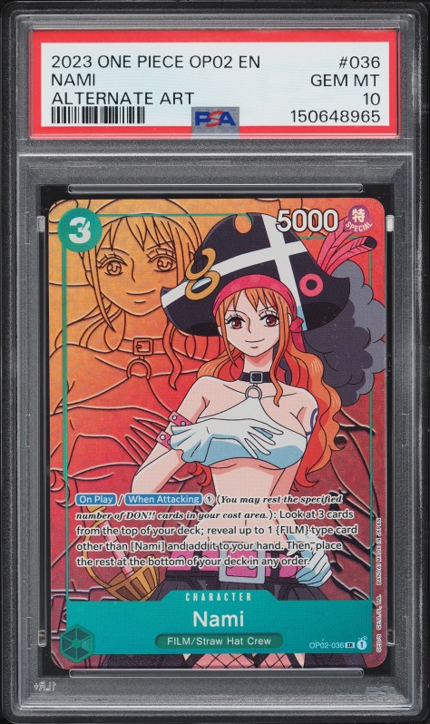 2025 One Piece Japanese 3rd Anniversary Set Nami #054 PSA 10 GEM